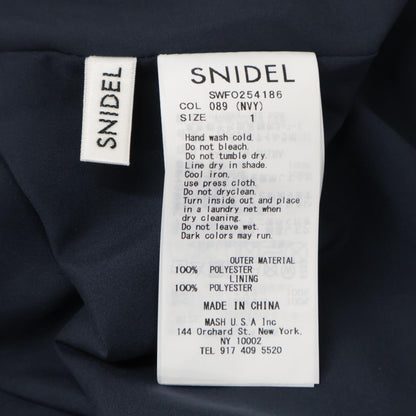 snidel SNIDEL 25AW Navy SWFO254186 Drape Narrow Cami Dress