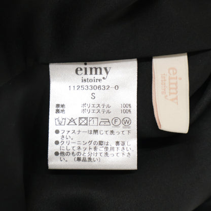 eimy istoire エイミーイストワール 25AW ブラック 1125330632 ボリュームフラワーモチーフアメスリワンピース ワンピース