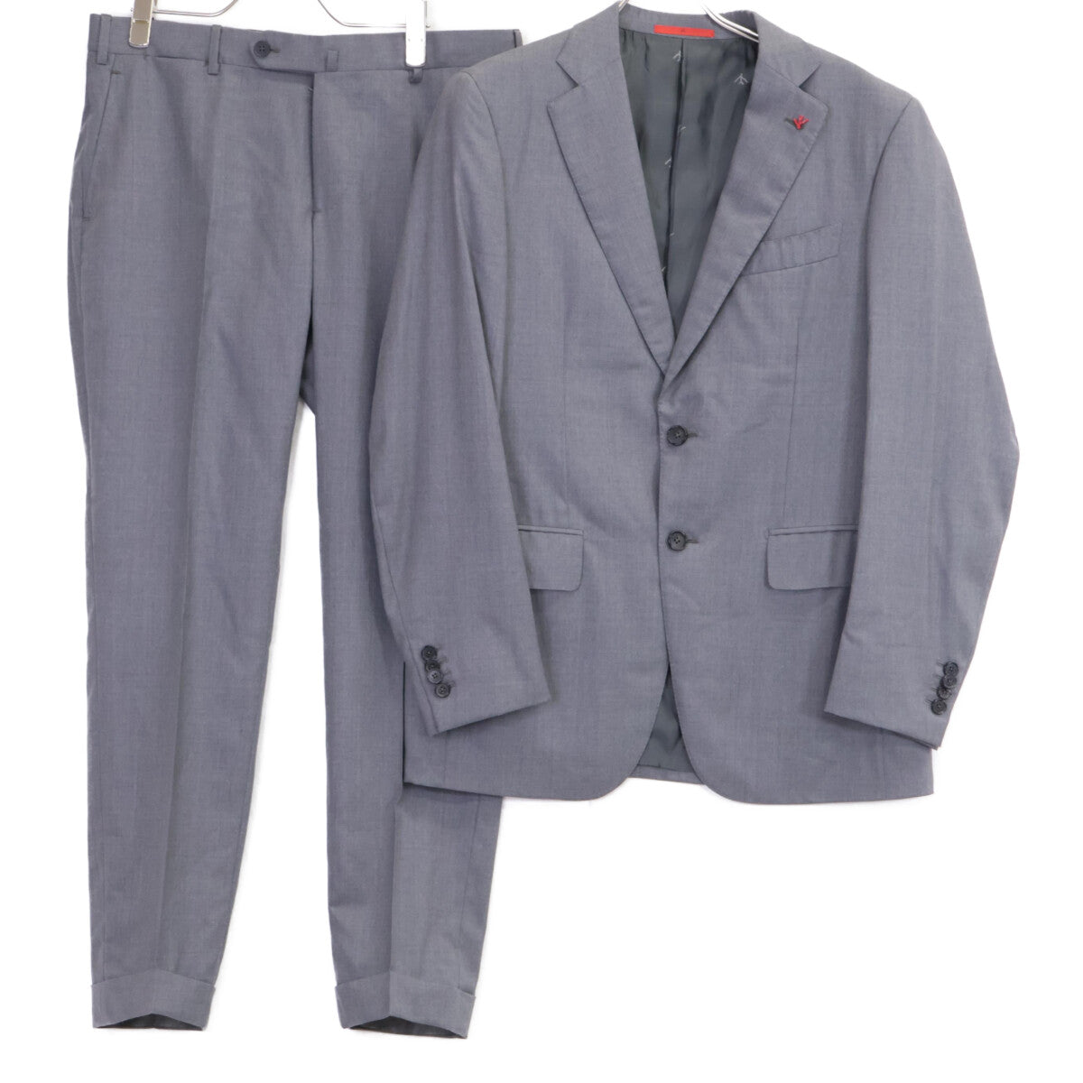 ISAIA イザイア FASE GREGORY ｸﾞﾚｰ ｼﾝｸﾞﾙ 2B ｼﾝｸﾞﾙﾌﾞｰﾂ スーツ 