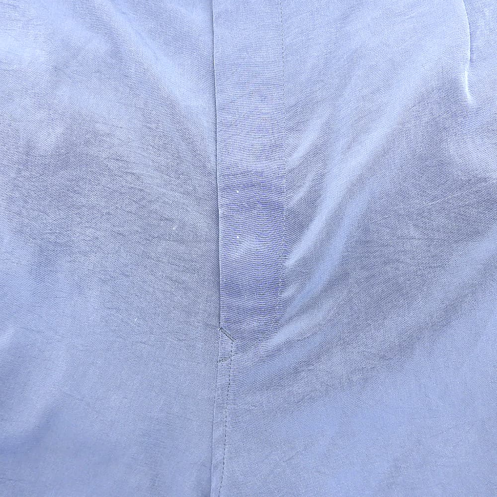 Y's Beautiful CREPE de CHINE High-Waisted Pants Bottoms Women's Blue-Gray 1 YM-P05-500 Bottoms