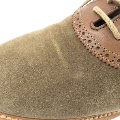 BRUNELLO CUCINELLI ブルネロクチネリ レザー×スエードコンビ サドルシューズ メンズ ブラウン 44 MZURMPA065 シューズ