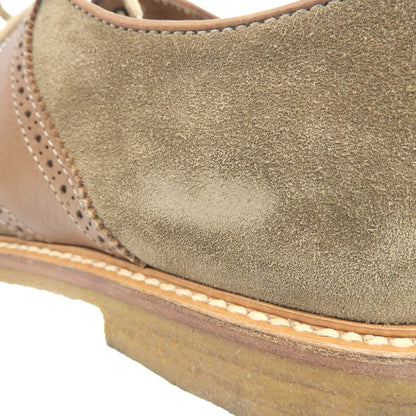 BRUNELLO CUCINELLI ブルネロクチネリ レザー×スエードコンビ サドルシューズ メンズ ブラウン 44 MZURMPA065 シューズ