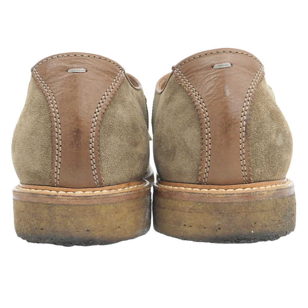 BRUNELLO CUCINELLI ブルネロクチネリ レザー×スエードコンビ サドルシューズ メンズ ブラウン 44 MZURMPA065 シューズ