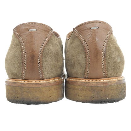 BRUNELLO CUCINELLI ブルネロクチネリ レザー×スエードコンビ サドルシューズ メンズ ブラウン 44 MZURMPA065 シューズ