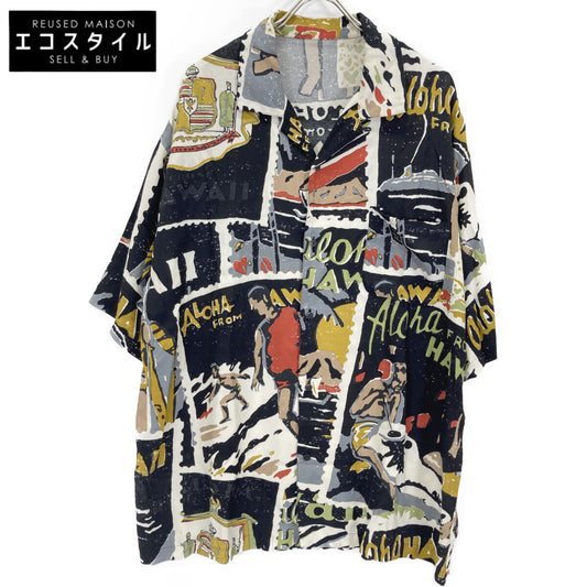 Porter Classic ポータークラシック 25ss ブラック HAWAIIAN OUTDOOR ALOHA SHIRT トップス