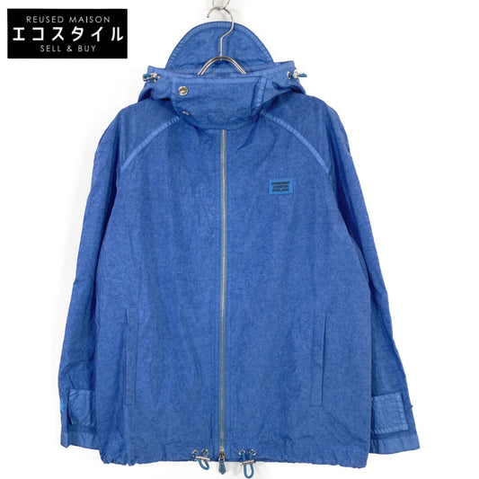 BURBERRY バーバリー ブルー テクニカルキャンバス フーディージャケット ジャケット