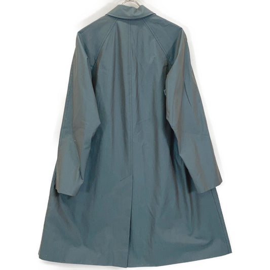 4178 Cotton Gabardine Green Single Coat M Mens