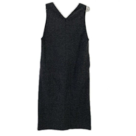UNTITLED 未命名 灰色 BB153-55500JJ 条纹 吊带连衣裙 S