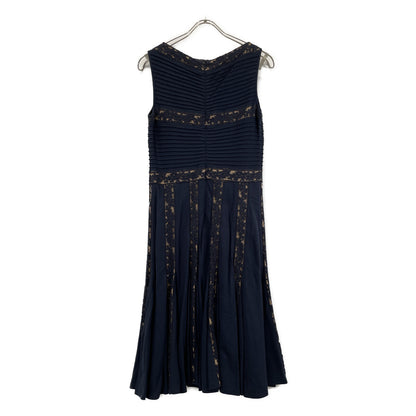 TADASHI SHOJI タダシショージ 6L1246M レース ボーダー ノースリーブ ドレス ワンピース ワンピース