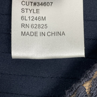 TADASHI SHOJI タダシショージ 6L1246M レース ボーダー ノースリーブ ドレス ワンピース ワンピース