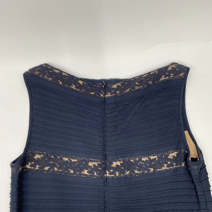 TADASHI SHOJI タダシショージ 6L1246M レース ボーダー ノースリーブ ドレス ワンピース ワンピース