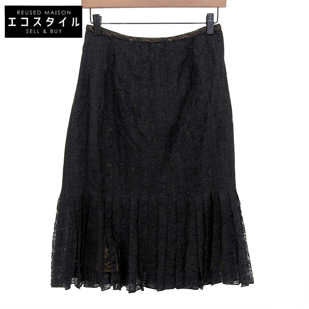 Like New Lace Embroidered Skirt for Women Black Size 2 ACT1313M Skirt Size 2 for Women