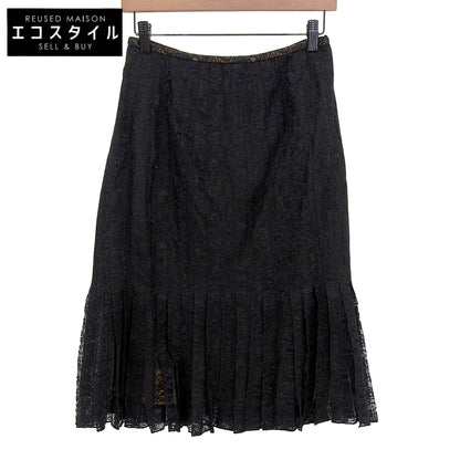 Like New Lace Embroidered Skirt for Women Black Size 2 ACT1313M Skirt Size 2 for Women