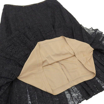Like New Lace Embroidered Skirt for Women Black Size 2 ACT1313M Skirt Size 2 for Women