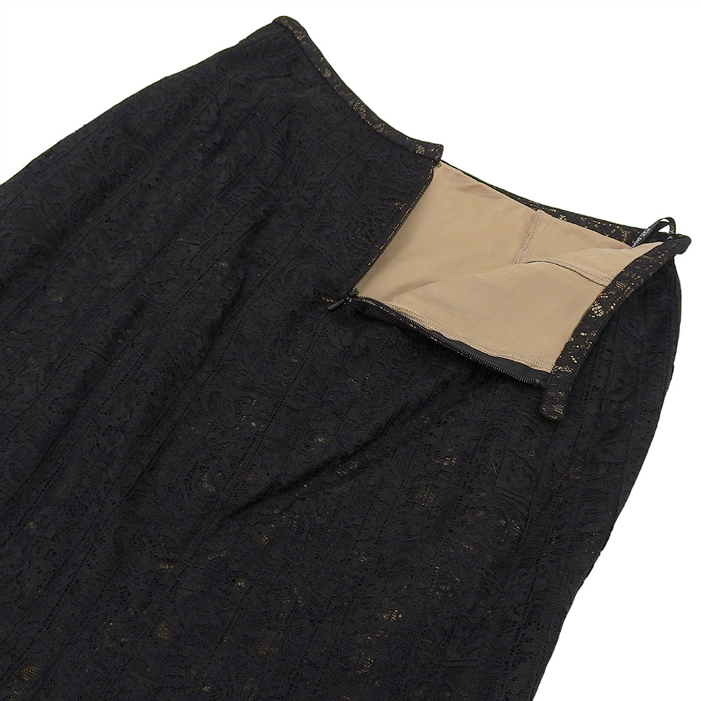 Like New Lace Embroidered Skirt for Women Black Size 2 ACT1313M Skirt Size 2 for Women
