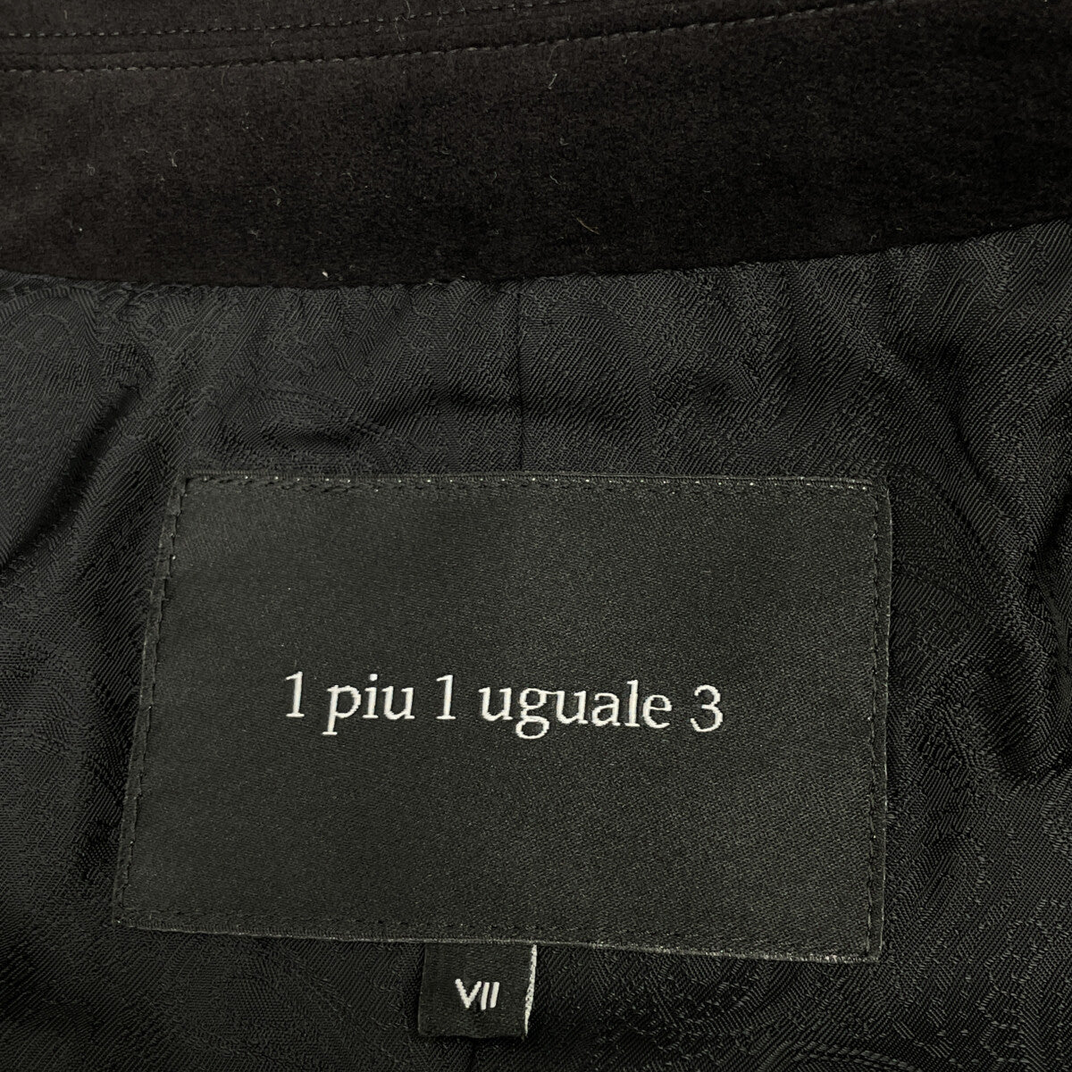 1piu1uguale3 ウノピゥウノウグァーレトレ MRB583 ﾌﾞﾗｯｸ DANDY JKT ﾀﾞﾝﾃﾞｨｰｼﾞｬｹｯﾄ ジャケット 7