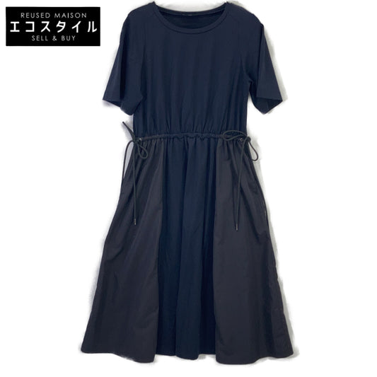 UNTITLED BC153-56602JJ Navy Rayon Short Sleeve One-piece Dress 2