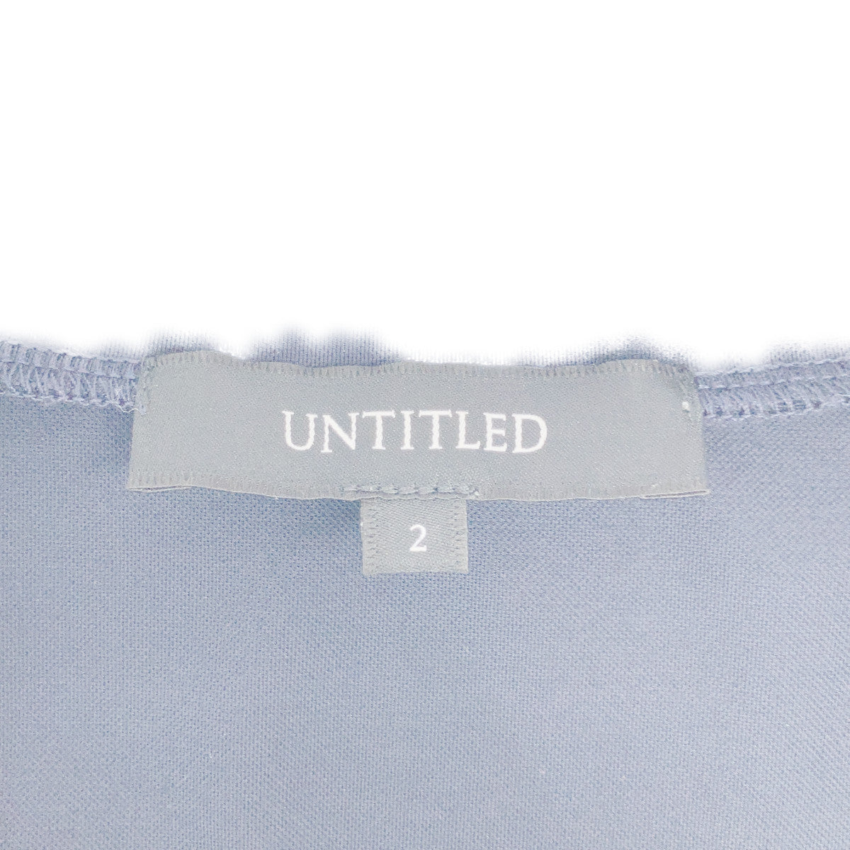 UNTITLED アンタイトル BC153-56602JJ ﾈｲﾋﾞｰ ﾚｰﾖﾝ 半袖ﾜﾝﾋﾟｰｽ ワンピース 2