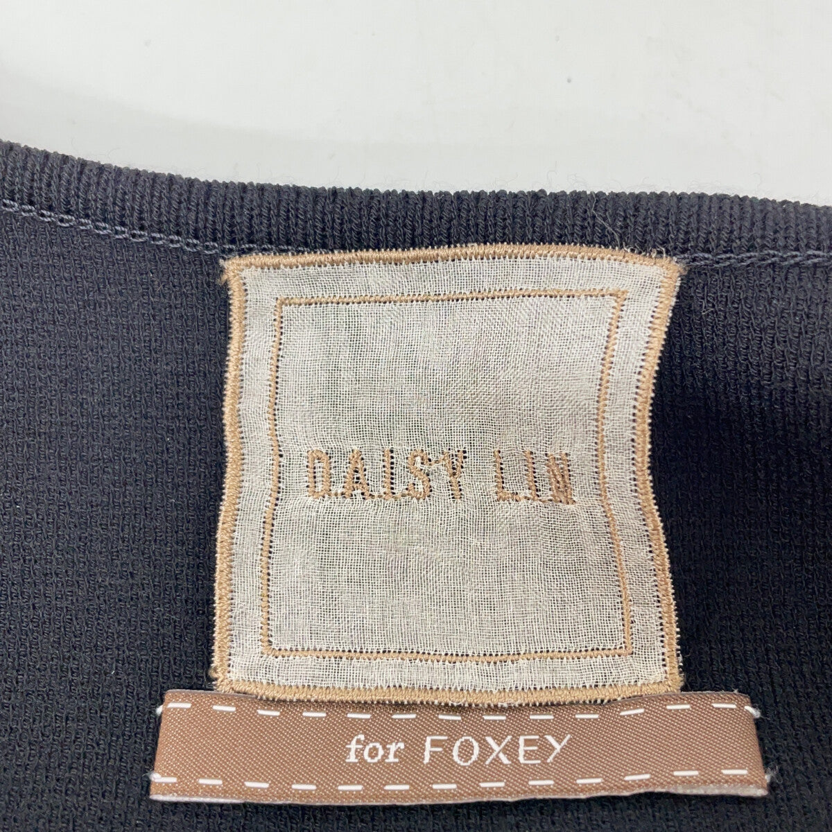 DAISY LIN 黛西琳 31241 打褶荷叶边无袖针织连衣裙 38