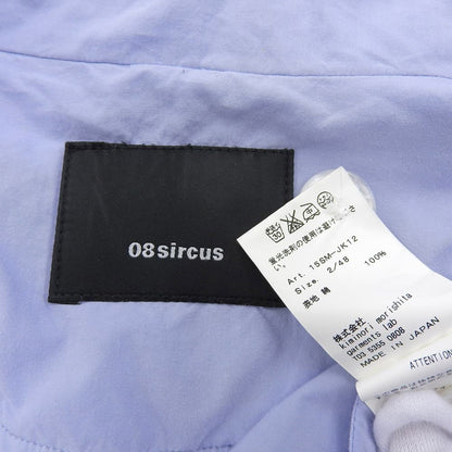 08SIRCUS 08サーカス コットン テーラードジャケット メンズ ライトブルー 2/48 15SM-JK12 ジャケット 2/48