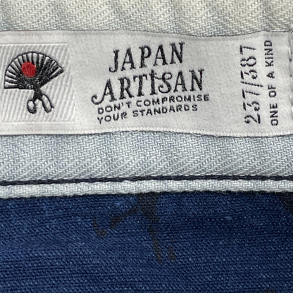 ﾌﾞﾙｰ RAZOR 日本製 ｳｫｯｼｭ加工 ｺｰﾃﾞｭﾛｲﾊﾟﾝﾂ ボトムス 32/32 メンズ