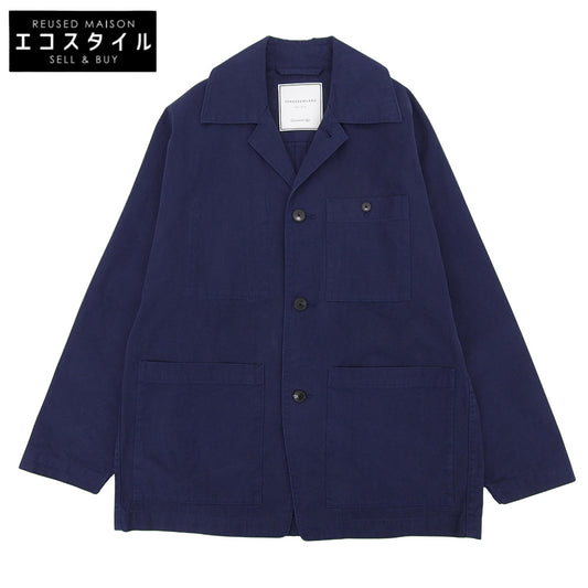 Garment-Dyed Cotton Tailored Jacket Navy S 63085408034 25AW Jacket S Men's