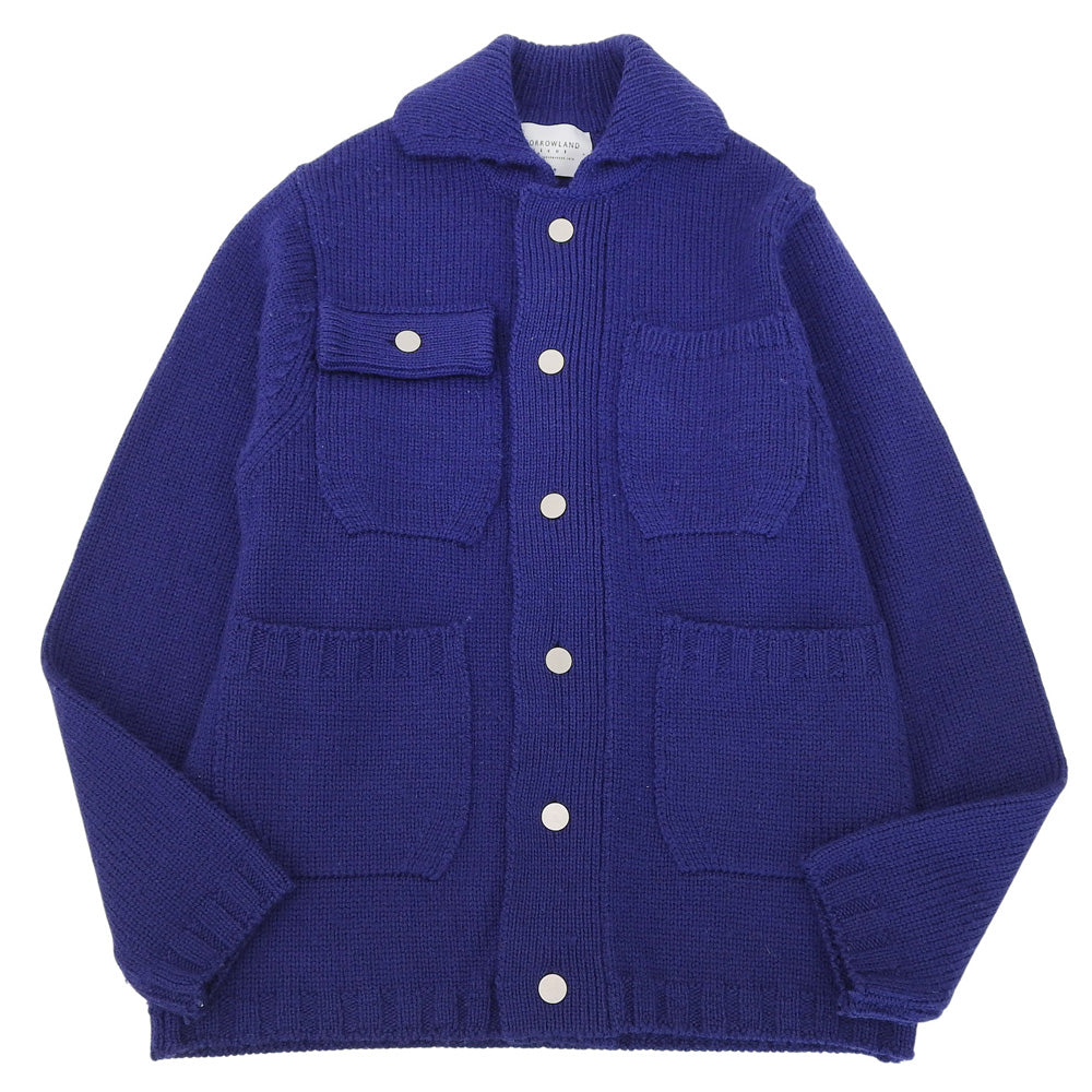 TOMORROWLAND トゥモローランド TOMORROWLAND tricot ハイランドウール ニットブルゾン トップス メンズ ネイビー M 63024502024 24AW トップス