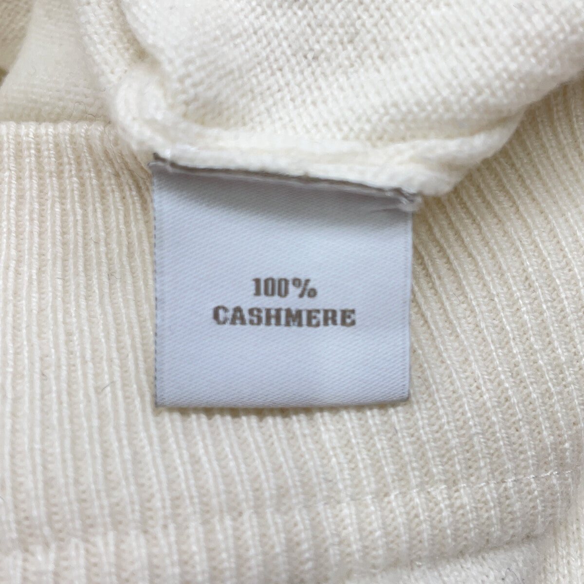FILIPPO DE LAURENTIIS Ivory 100% Cashmere Crew Neck Knit Top 50