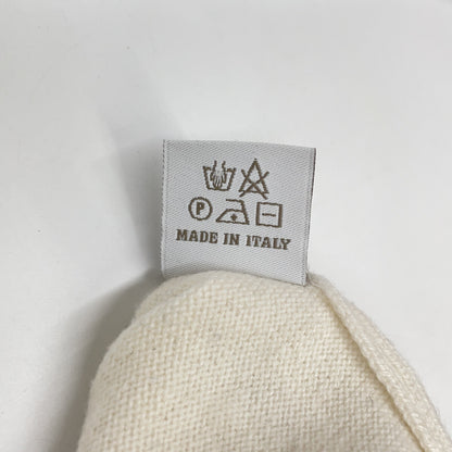 FILIPPO DE LAURENTIIS Ivory 100% Cashmere Crew Neck Knit Top 50