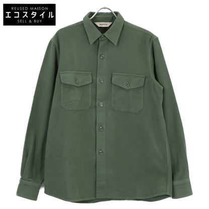 GREEN W3A CE26 L548 COTTON FLANNEL SHIRT JACKET Jacket M Men's