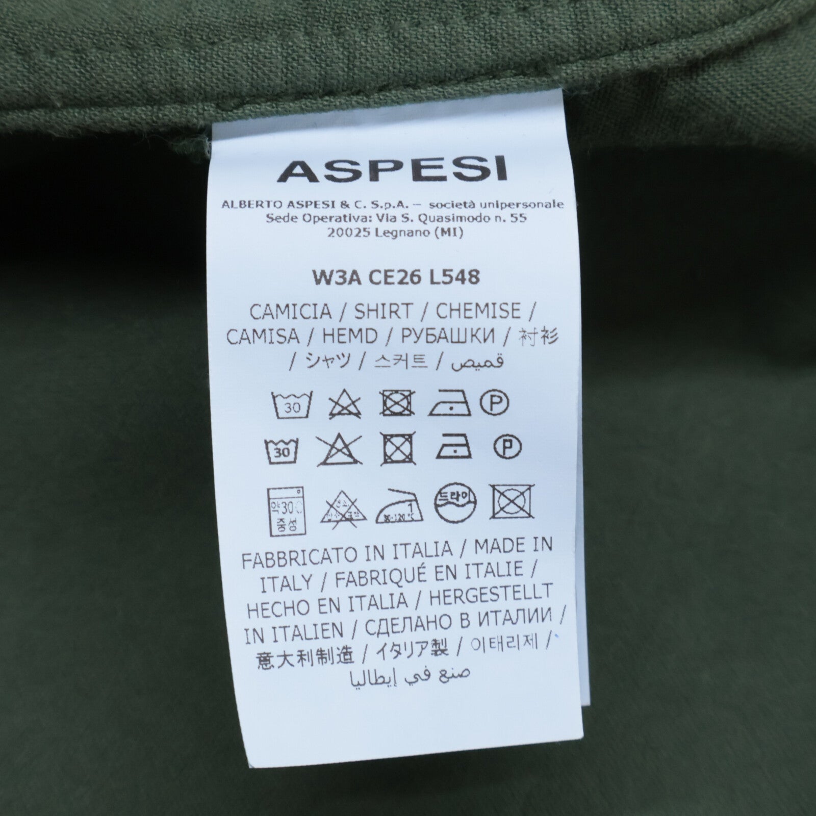 GREEN W3A CE26 L548 COTTON FLANNEL SHIRT JACKET Jacket M Men's