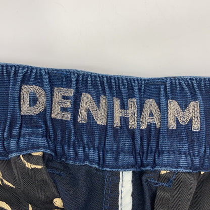 DENHAM 01-23-02-10-040 Indigo Straight Denim Pants Bottoms S