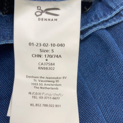 DENHAM 01-23-02-10-040 Indigo Straight Denim Pants Bottoms S