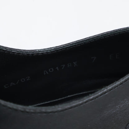 3 Eyelet Stitch Design Leather Shoes 7 EE Mens