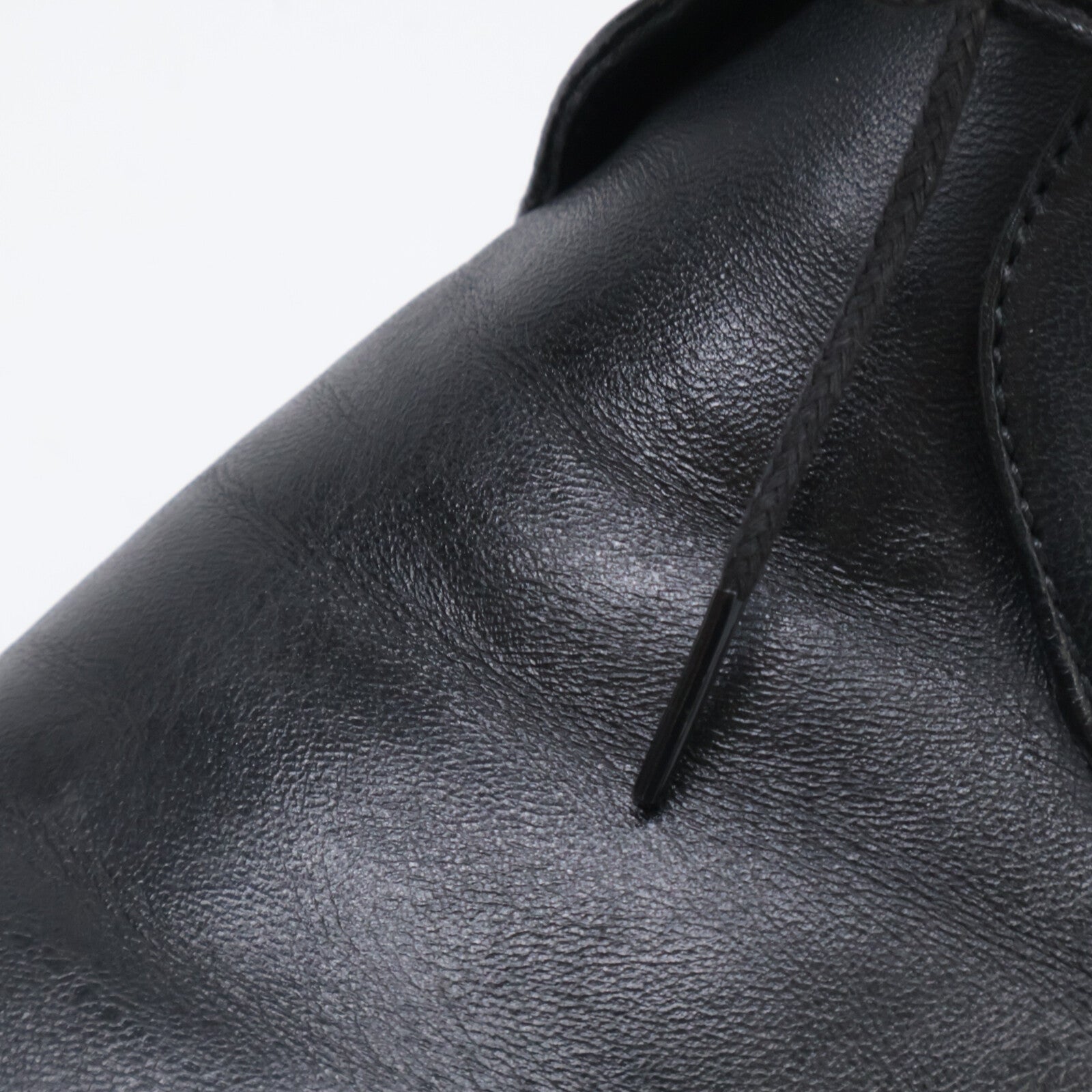 3 Eyelet Stitch Design Leather Shoes 7 EE Mens