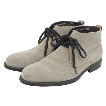 Salvatore Ferragamo サルヴァトーレフェラガモ スエード チャッカブーツ メンズ グレー 7 2E シューズ 7 2E