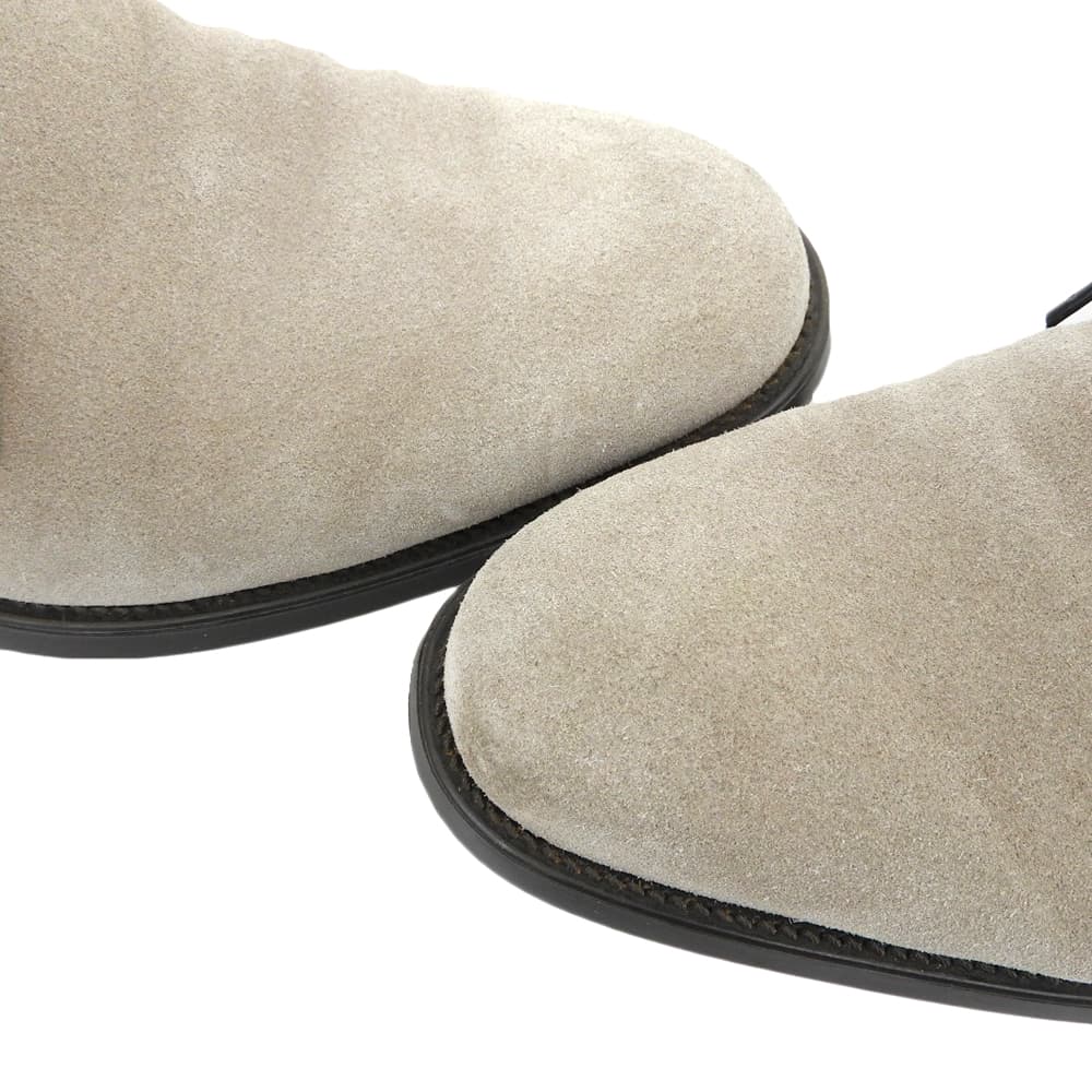 Salvatore Ferragamo サルヴァトーレフェラガモ スエード チャッカブーツ メンズ グレー 7 2E シューズ 7 2E