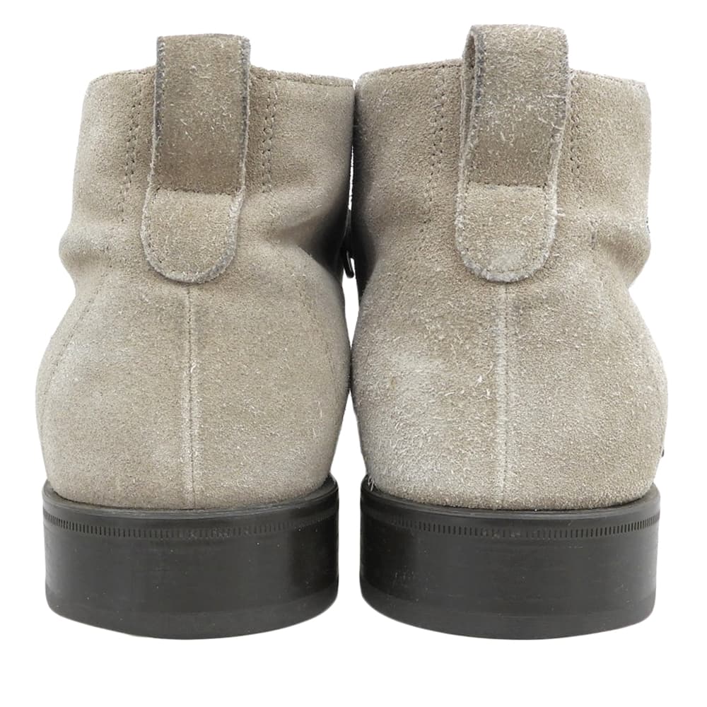 Salvatore Ferragamo サルヴァトーレフェラガモ スエード チャッカブーツ メンズ グレー 7 2E シューズ 7 2E