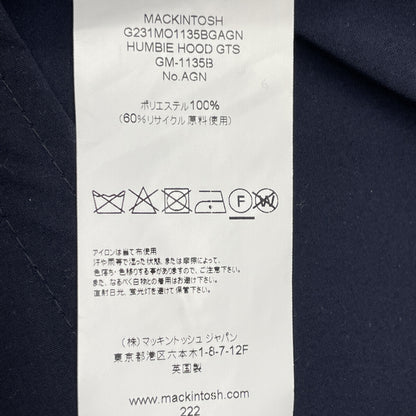 MACKINTOSH マッキントッシュ GM-1135B HUMBIE HOOD GTS ネイビー フーディコート コート