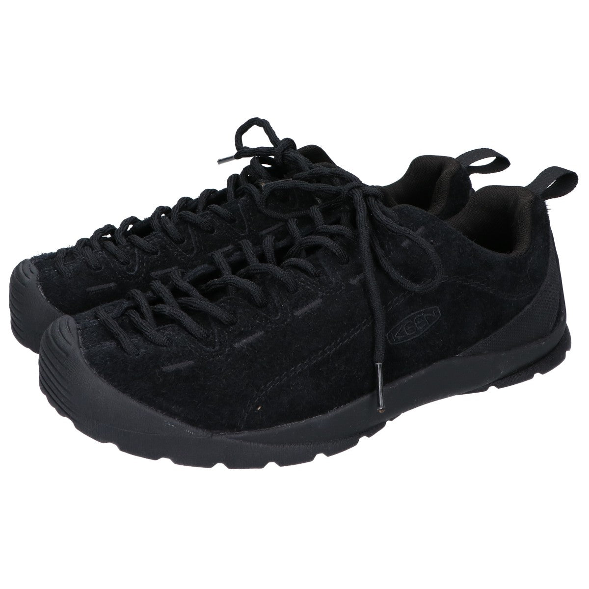 KEEN キーン 1026592 JASPER HAIRY BLACK/BLACK ロースニーカー シューズ