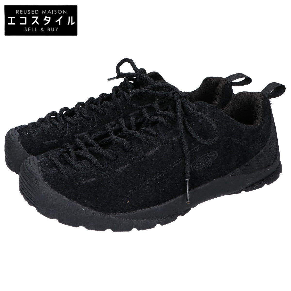 KEEN キーン 1026592 JASPER HAIRY BLACK/BLACK ロースニーカー シューズ