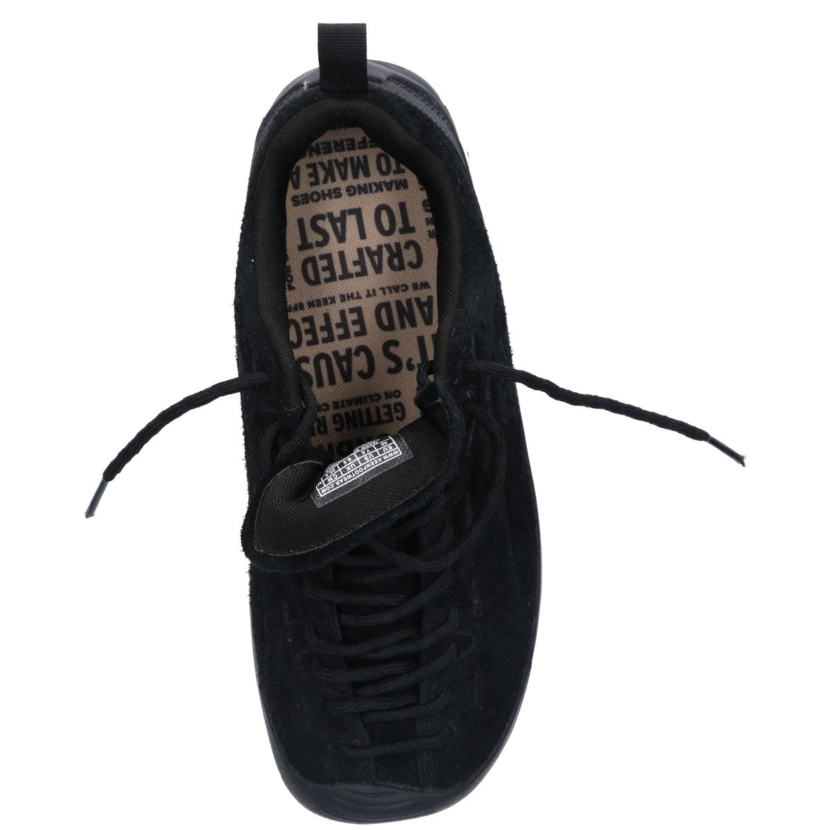 KEEN キーン 1026592 JASPER HAIRY BLACK/BLACK ロースニーカー シューズ
