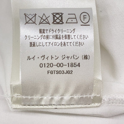 LOUIS VUITTON ルイヴィトン RW191W ホワイト サイドストラップ 半袖 シャツ トップス