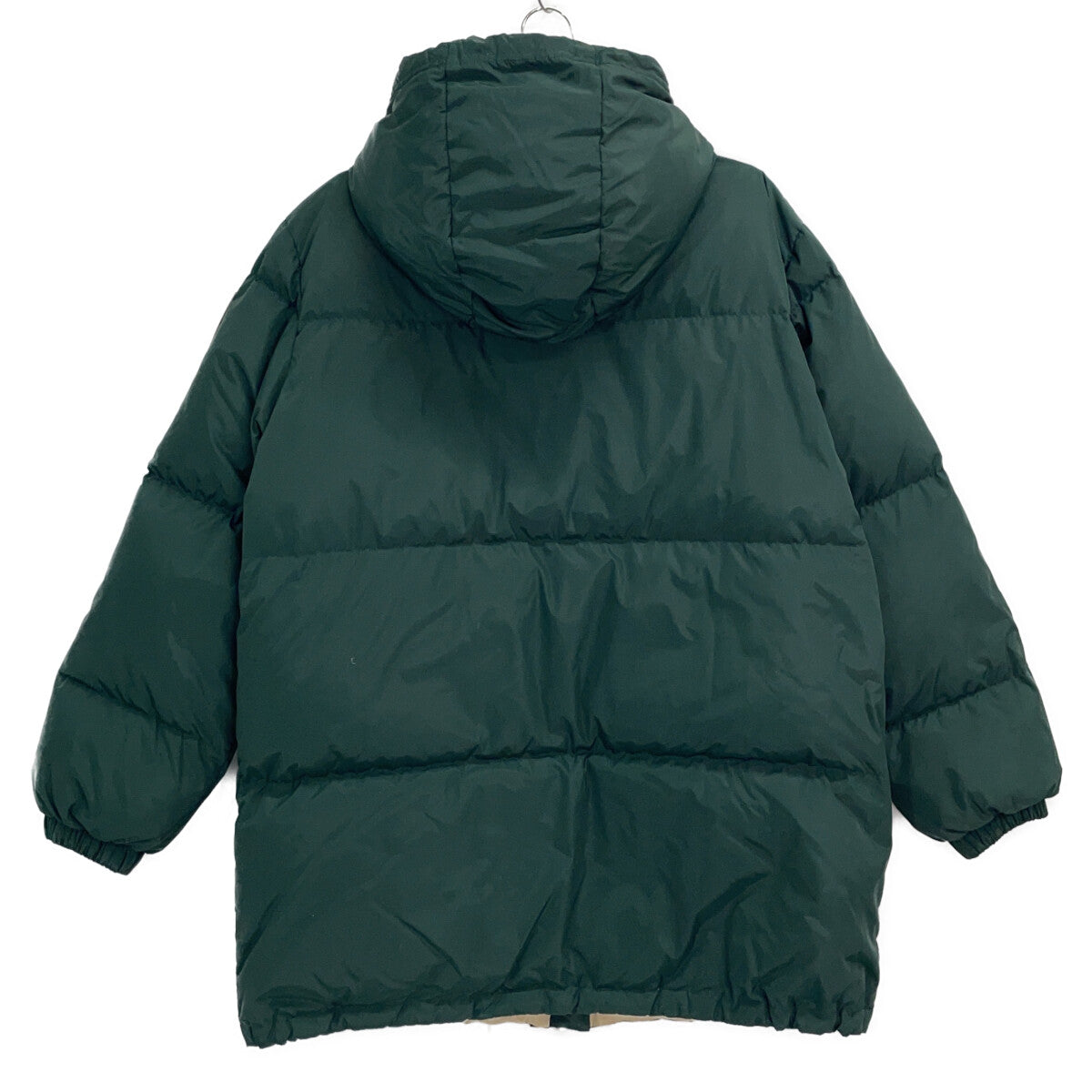 10010504 ｸﾞﾘｰﾝ ﾌｰﾃﾞｨｺｸｰﾝﾀﾞｳﾝｺｰﾄ コート M