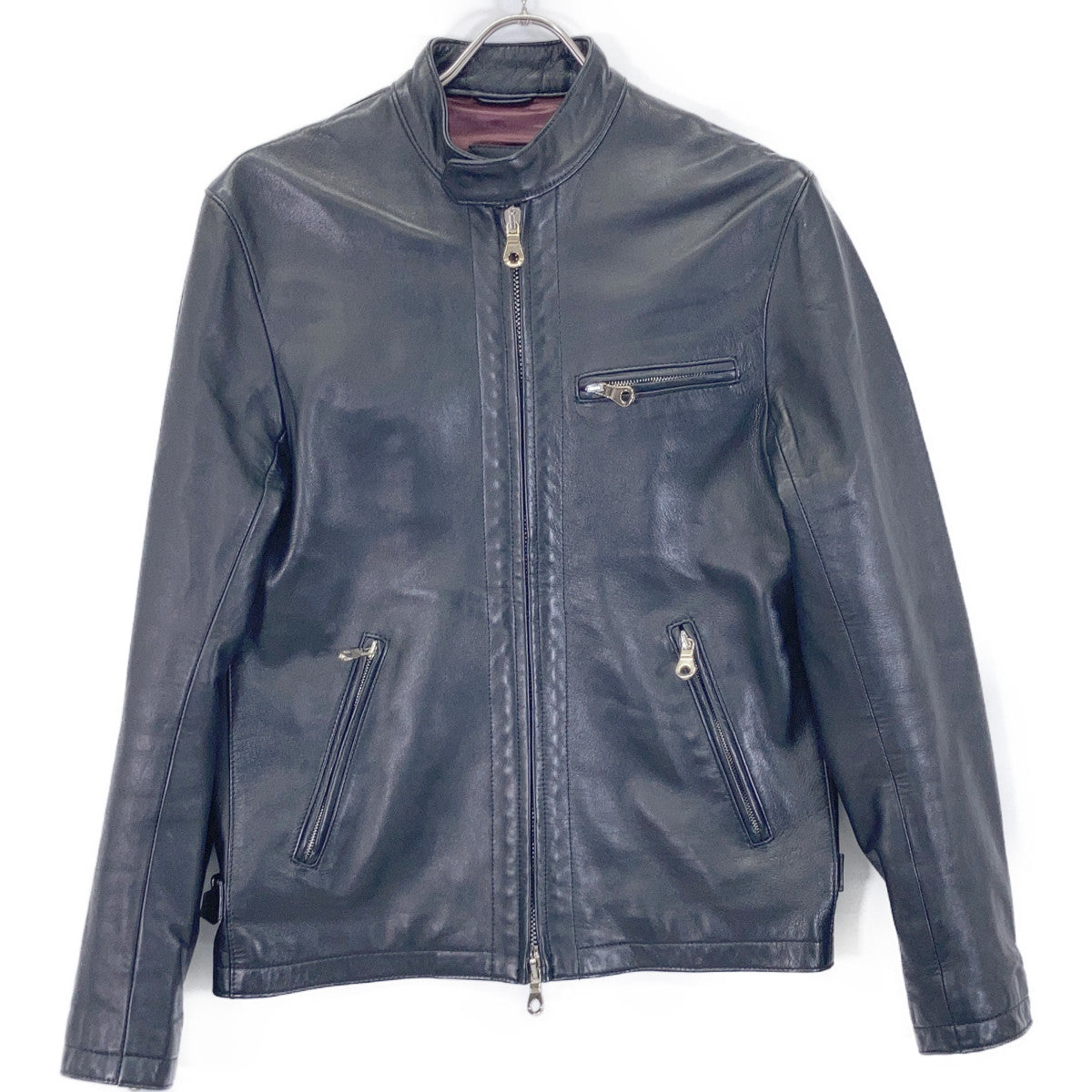 BLACK H-502 SINGLE RIDER'S JACKET Jacket 46 Men's
