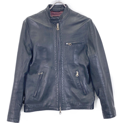 BLACK H-502 SINGLE RIDER'S JACKET Jacket 46 Men's