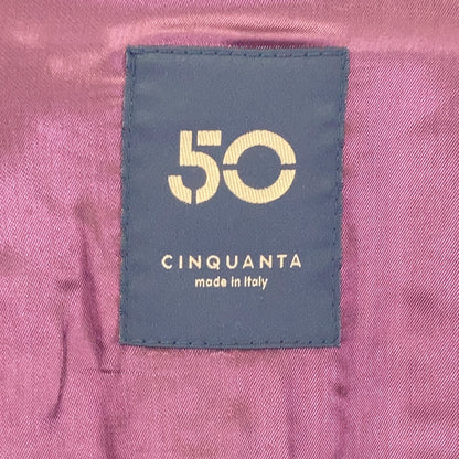 Cinquanta Black H-502 single-breasted motorcycle jacket Jacket