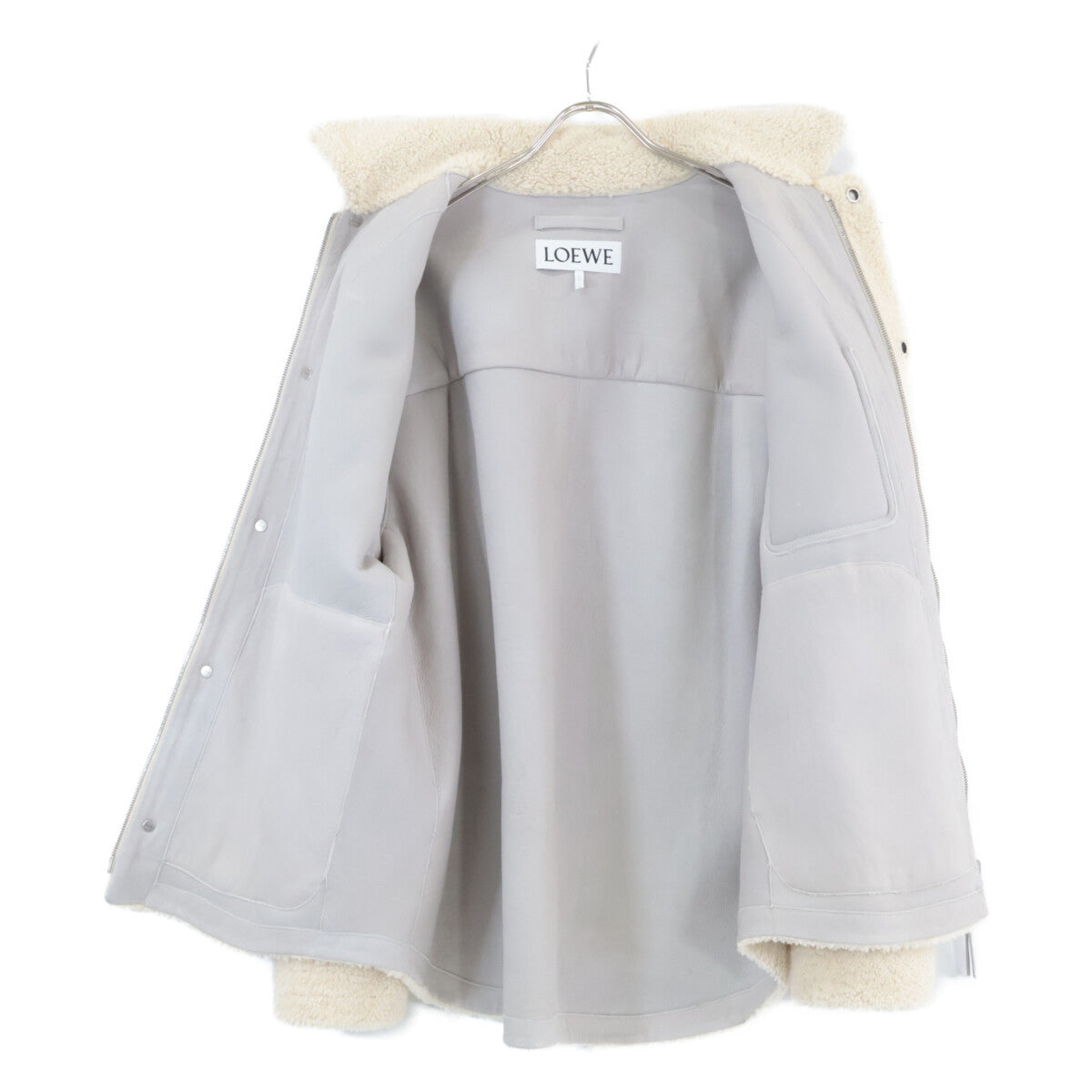 LOEWE ロエベ 国内正規 25AW H526Y2SL28 シアリング オーバーシャツ ブルゾン ジャケット