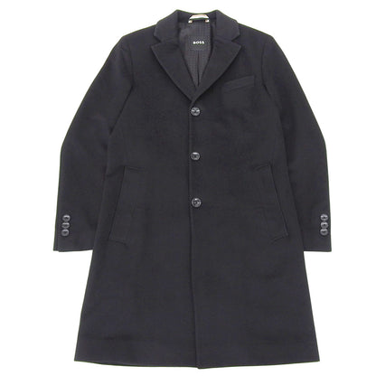 HUGO BOSS 雨果博斯 H-hyde-224 立领大衣 外套 男士 黑色 46 25AW 大衣