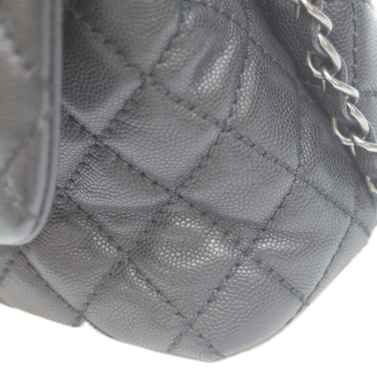 CHANEL シャネル 21番台 A92991 黒 シルバー金具 キャビア マトラッセ ココハンドル29 ハンドバッグ